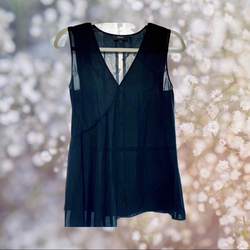 Theory Blouse V neck Tank